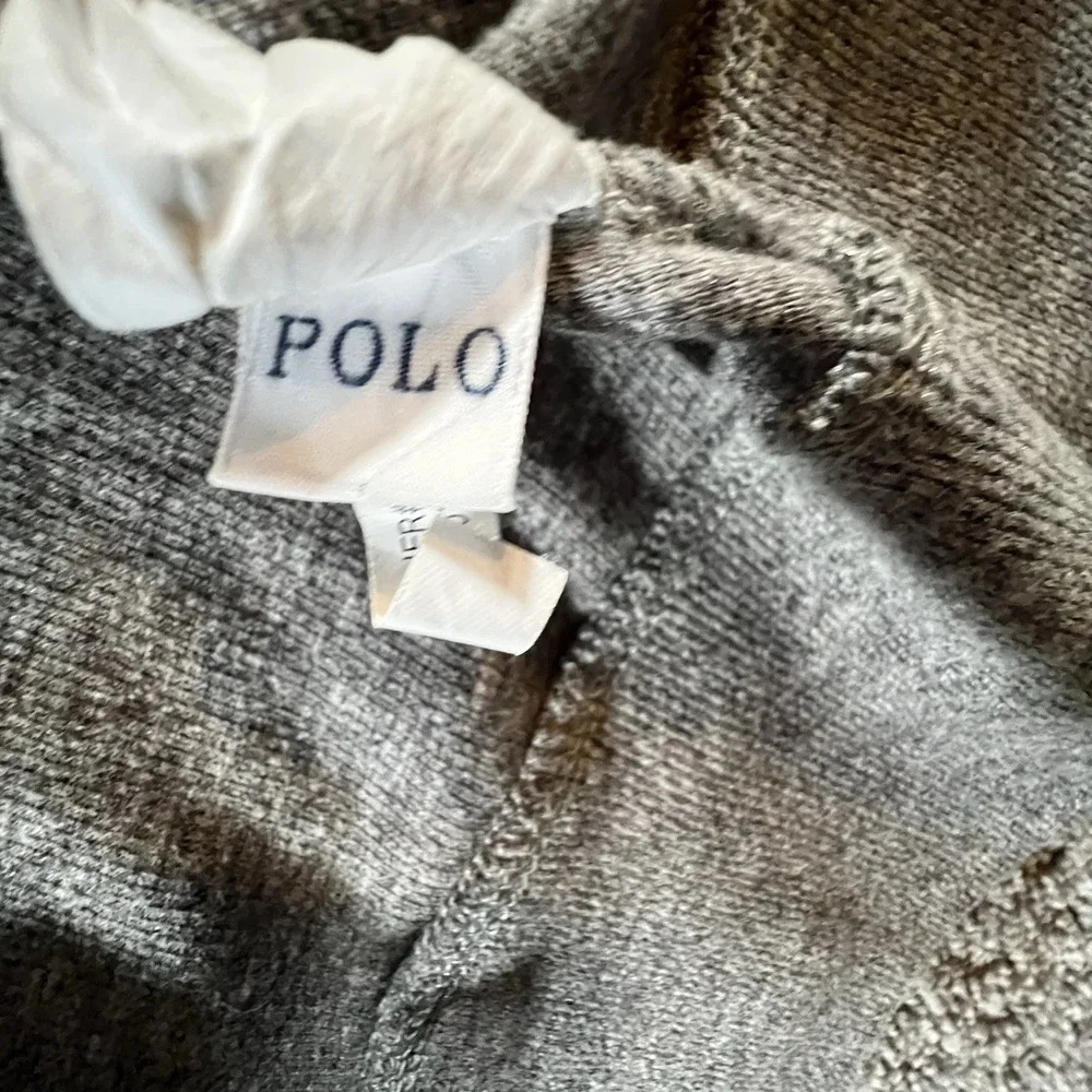 Polo Ralph Lauren Performance Gray Zip Hoodie Sweatshirt Mens‎ Size XXL